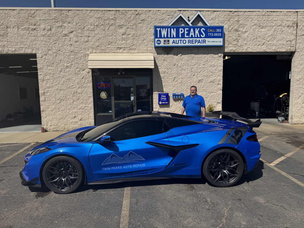 Twin Peaks Auto Repair Owner Mike - Corvette