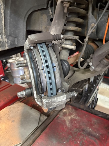Installing new brakes and rotors ram 1500